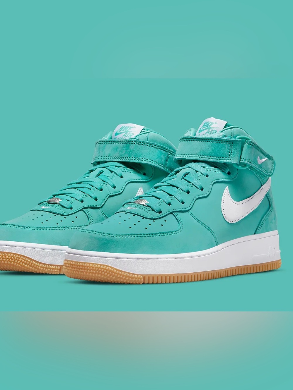Nike Air Force 1 MID Teal/Turquoise High Men’s Size 6 DV2219-300 NO BOX!